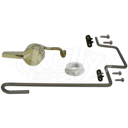American Standard 738254-0990A Flushmate Polished Brass Handle and Rod Kit