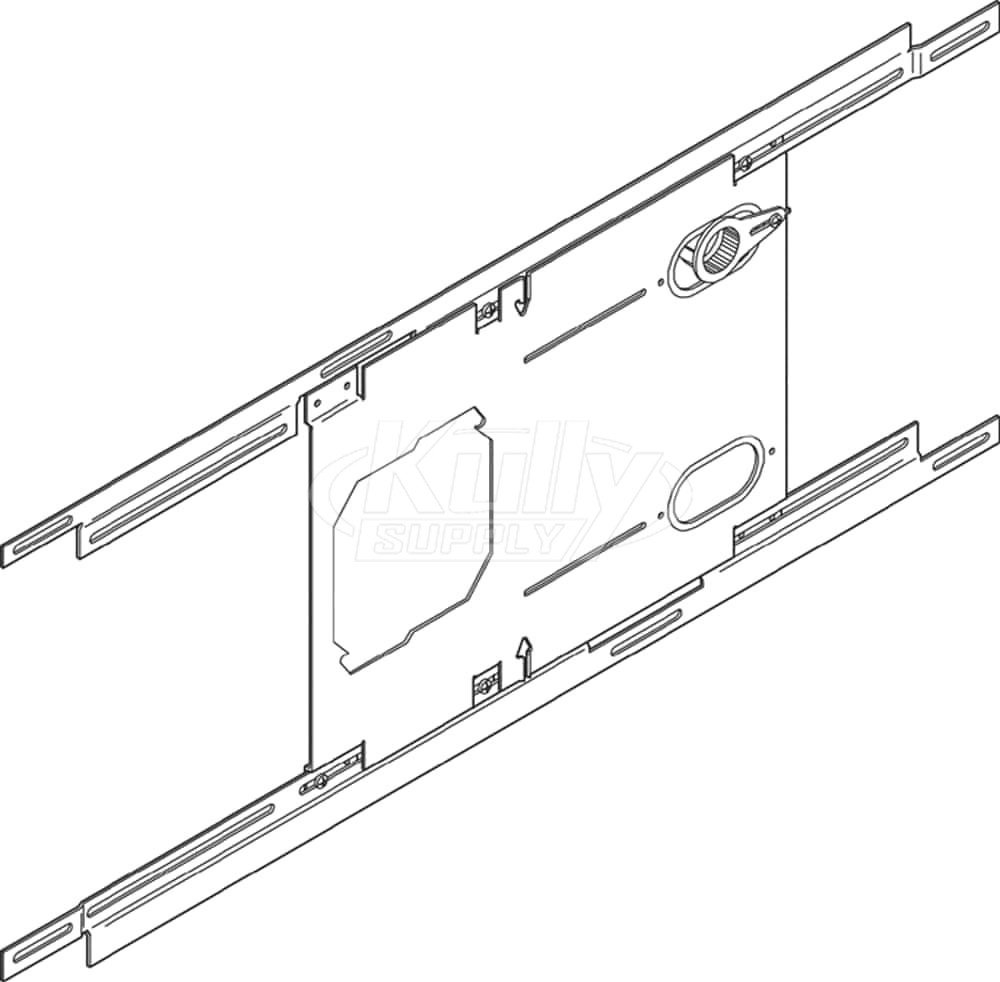 Sloan EL-485-A Hardwire Flushometer Positioning and Support Kit (for Water Closets)