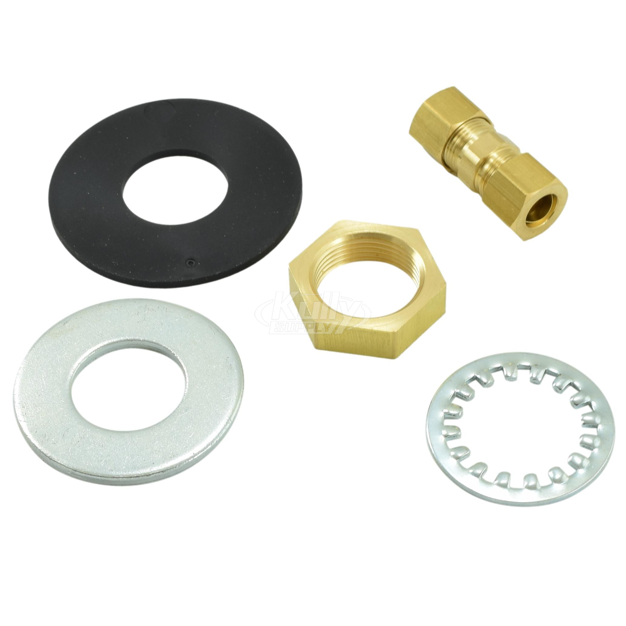 Sloan ETF-503-A Spout Mounting Kit (with Rubber Washer, Flat Washer, Lock Washer, & Mounting Nut)