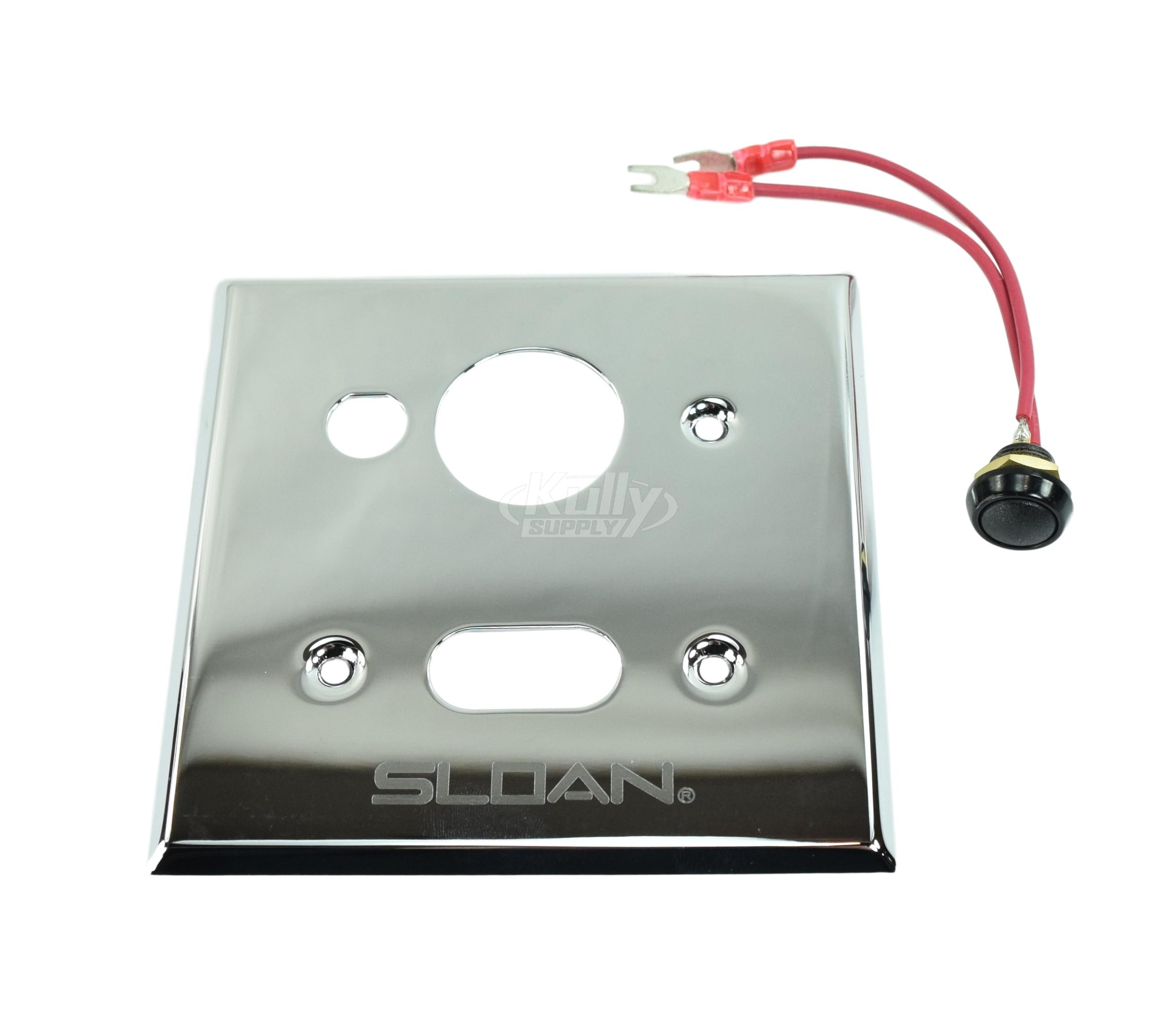 Sloan EL-566-A Cover Plate w/OR Opening & Push Button