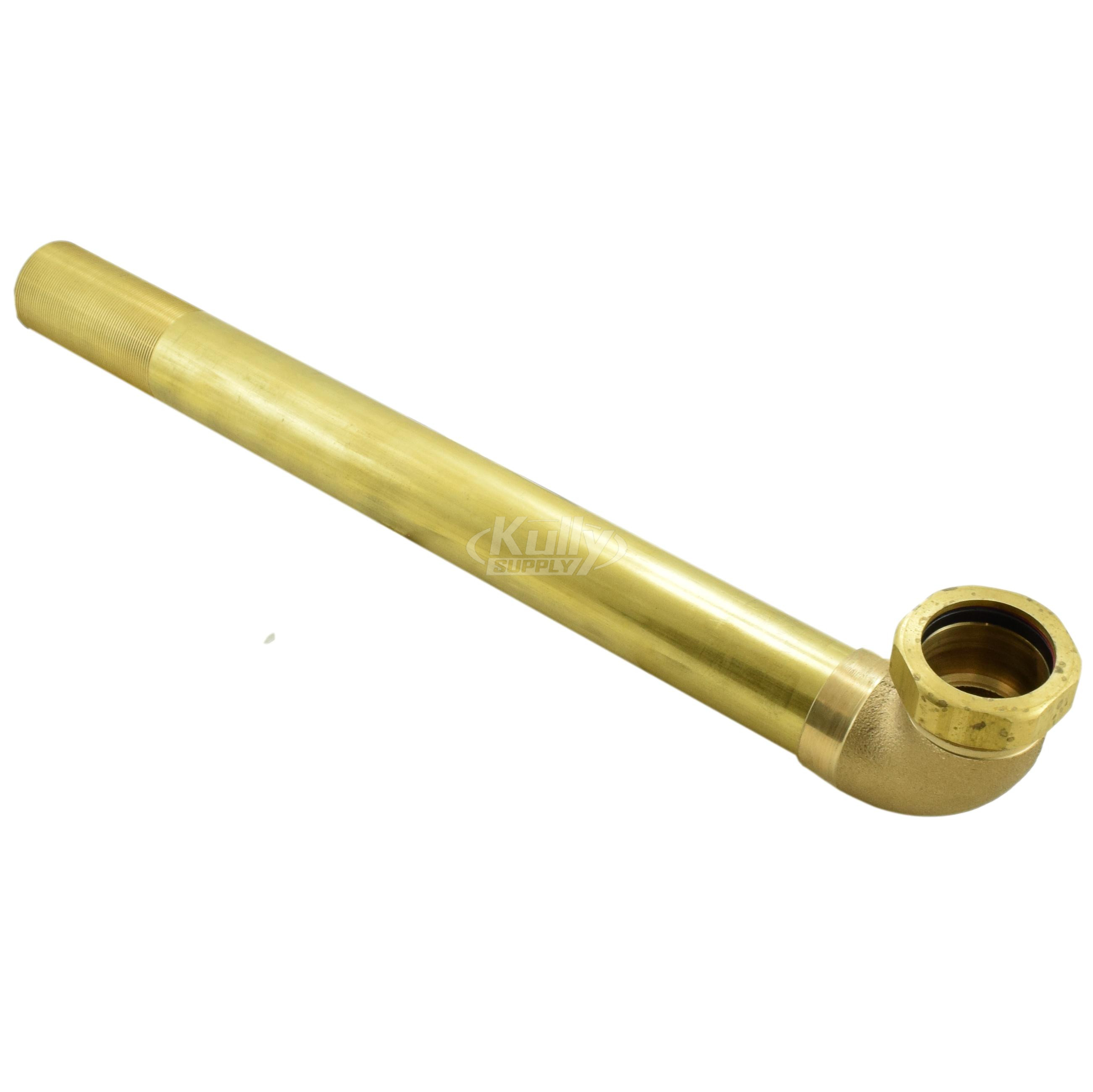 Sloan F-25-A Rough Brass Slip Joint Elbow w/Tail 1.5" x 16"