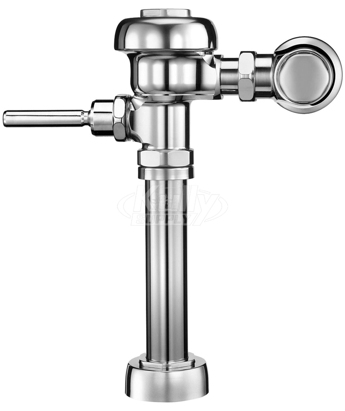 Flushometer toilet clearance