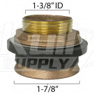 Urinal Spud for 1.25" Vacuum Breaker Tube