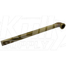 Sloan F-25-A Rough Brass Tailpiece Elbow 1.5" x 21"