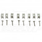 Sloan Flushmate AP100103-4PK 8 Pack of Metal Retainer Clips and Screws