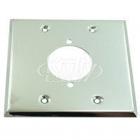 Sloan HY-40 Two Gang Wall Plate 4-1/2"