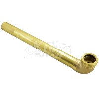 Sloan F-25-A Rough Brass Slip Joint Elbow w/Tail 1.5" x 16"
