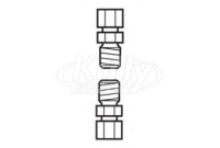 Sloan ETF-61 Male Connector 3/8" (Discontinued)