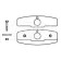 Sloan ETF-295-A Trim Plate 4" (Single Hole)