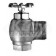Sloan NH-730-AG Naval Brass NPTF Inlet (for Ground Joint Tail 1")