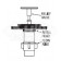 Sloan Royal A-1050-A Urinal Drop-In Kit for 0.125 GPF